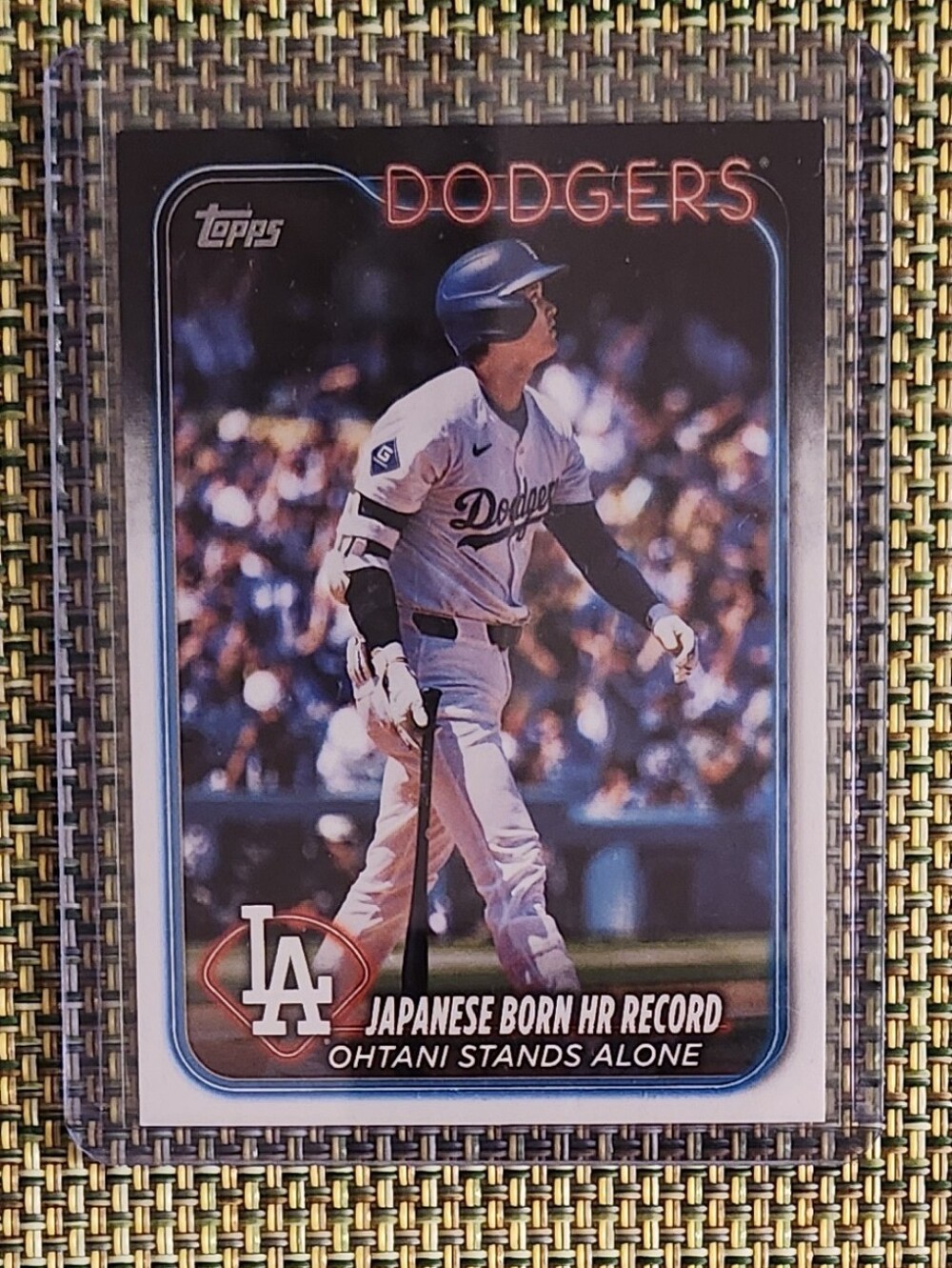 Shohei Ohtani Baseball Card